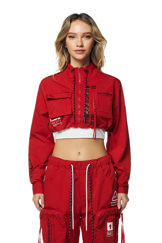 Utility Full Zip Jacket - True Red