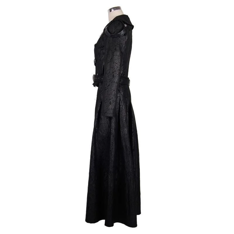 Women's Vintage Basque Style Coat with Detachable Skirt