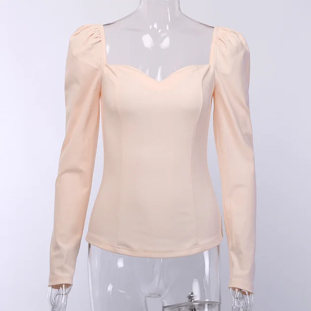 Women's Gothic Square-cut Collar Puff Sleeve Tops