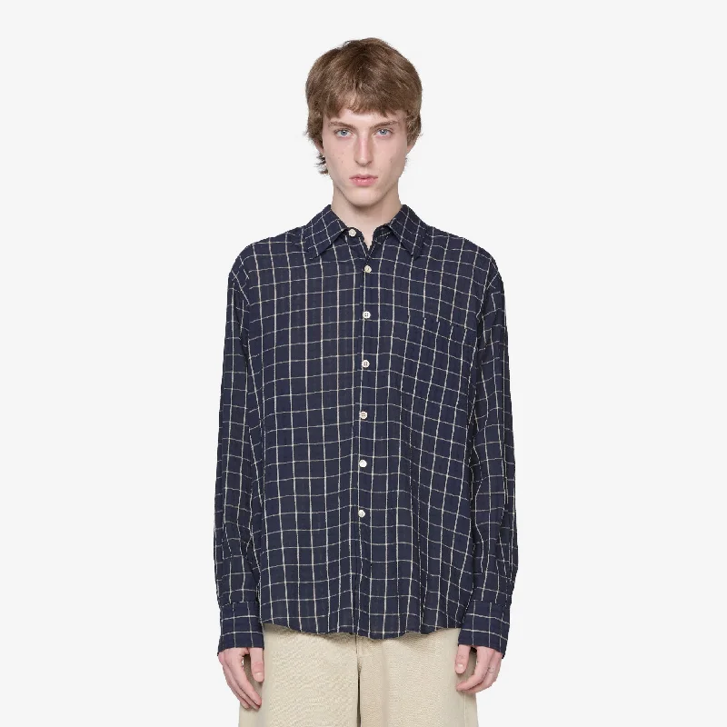 Above Shirt Dark Mediterranean Check