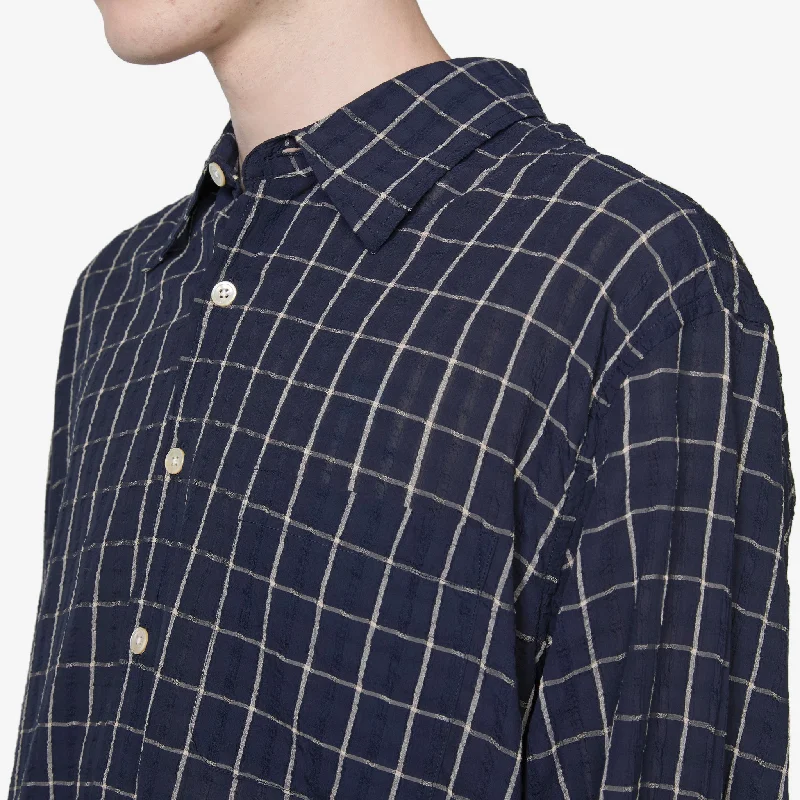 Above Shirt Dark Mediterranean Check