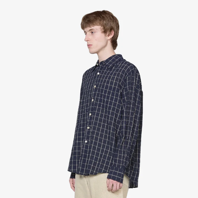 Above Shirt Dark Mediterranean Check