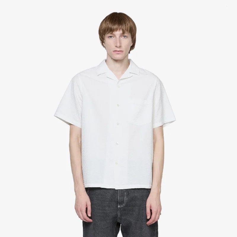 Atlantico Camp Collar Shirt White