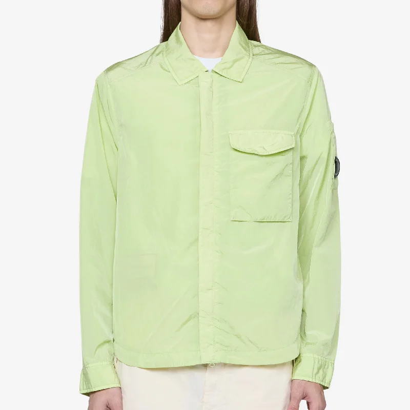 Chrome-R Pocket Overshirt White Pear