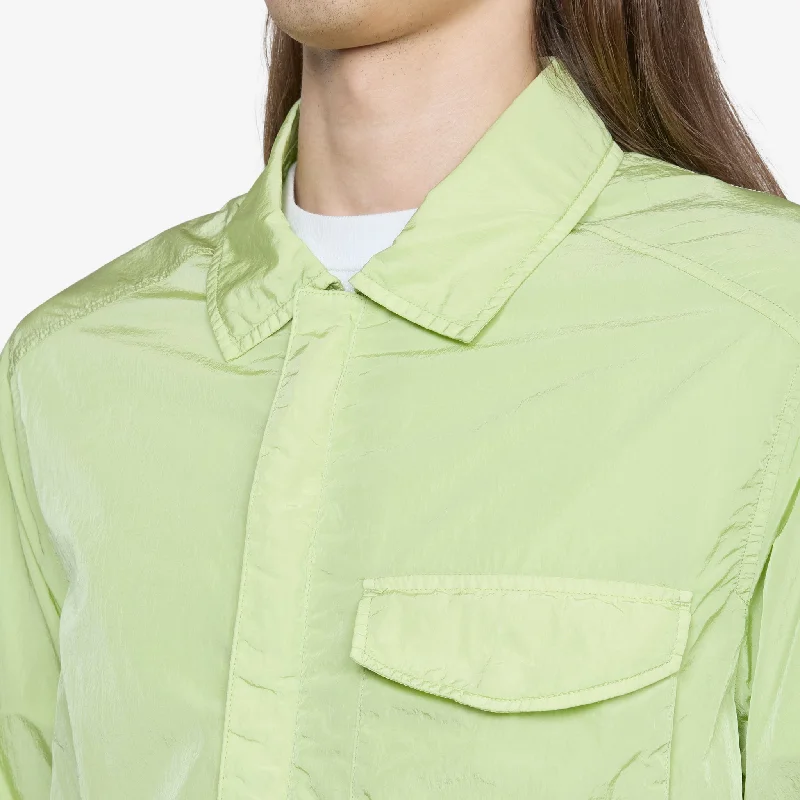 Chrome-R Pocket Overshirt White Pear