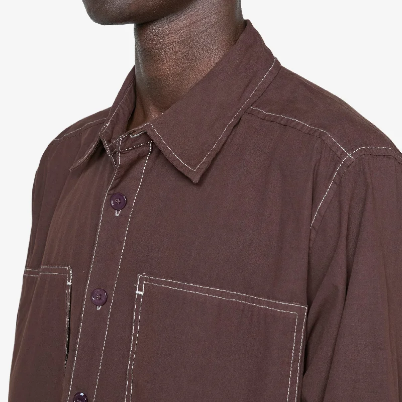 Cliff Longsleeve Shirt Chocolate