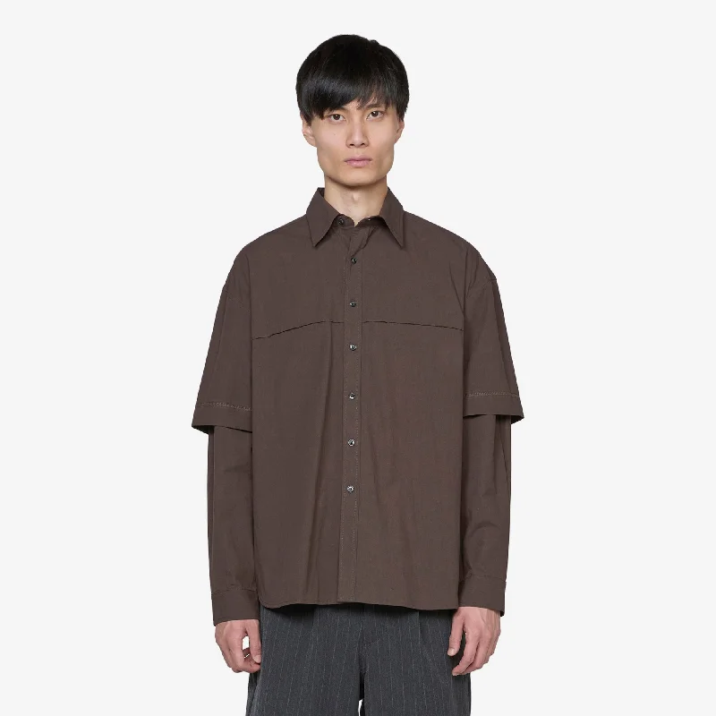 Double Shirt Washed Brown