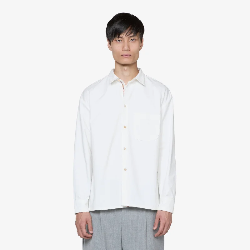 Gusto Shirt White Denim