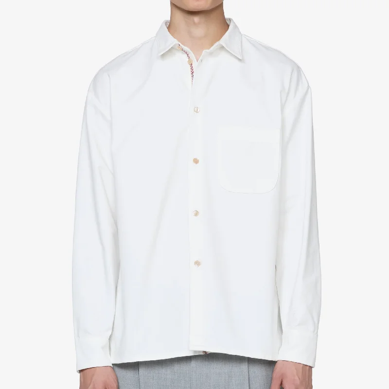 Gusto Shirt White Denim