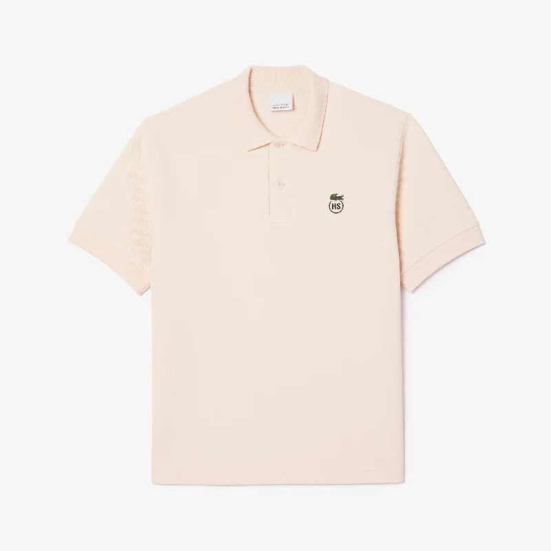 Lacoste x Highsnobiety Oversized Piqué Polo Whitecap