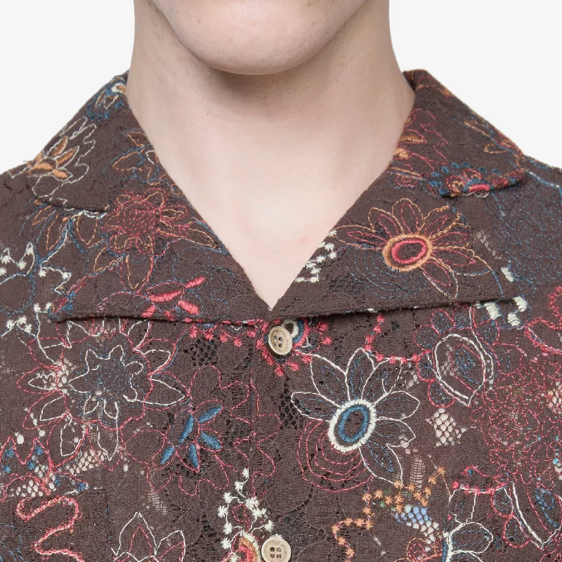 Linus Jacquard Shirt Brown