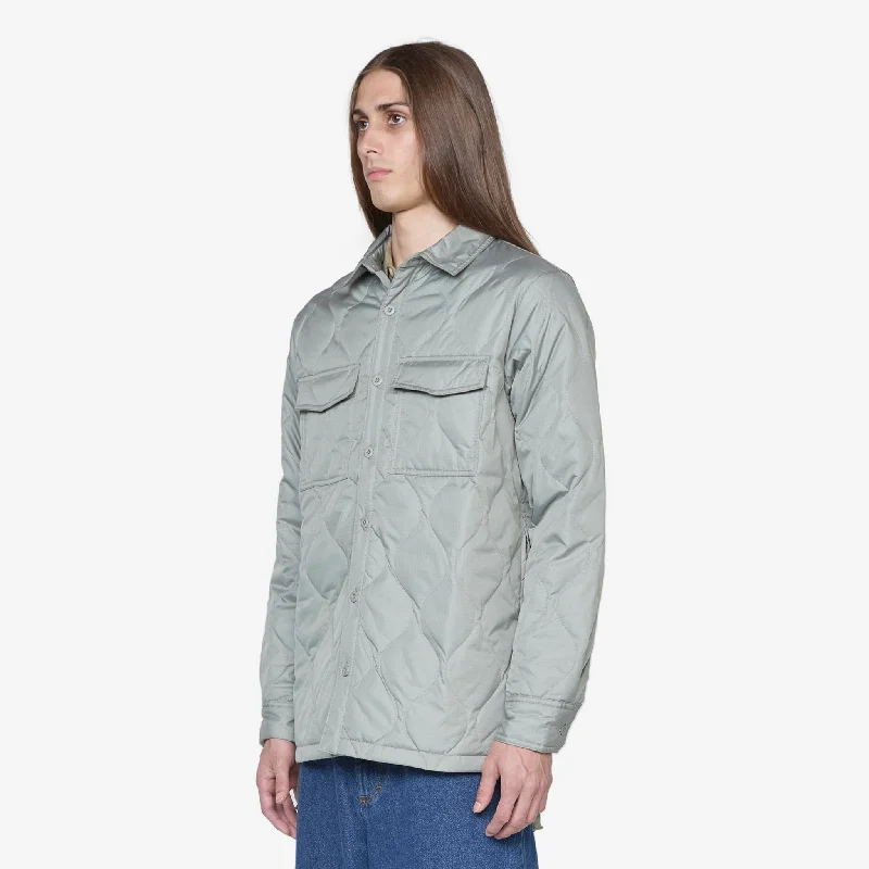 Military Down Shirt Dark Sage Green