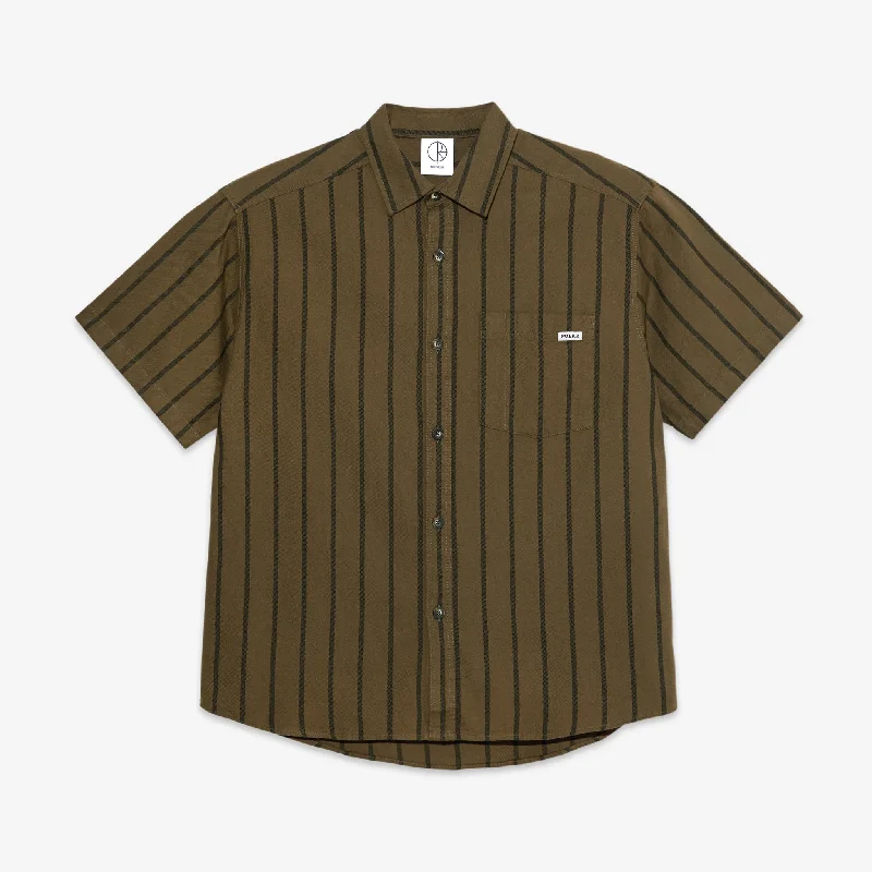 Mitchell Shirt Twill Beech | Black