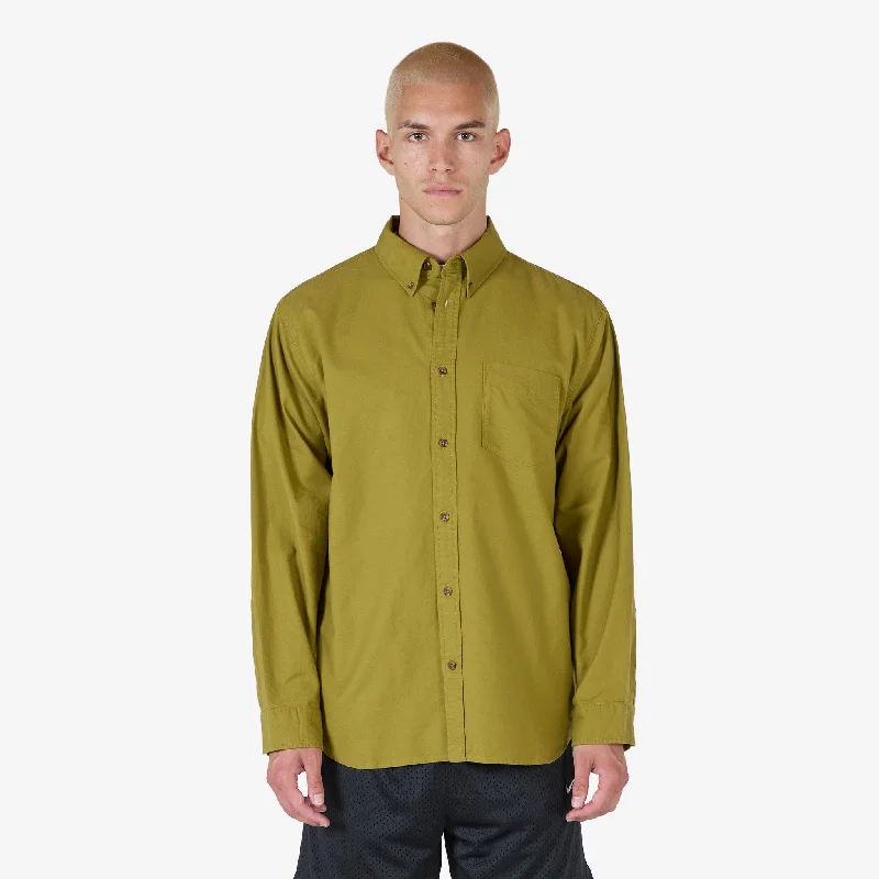 Nike Life Longsleeve Oxford Button Down Shirt Pacific Moss