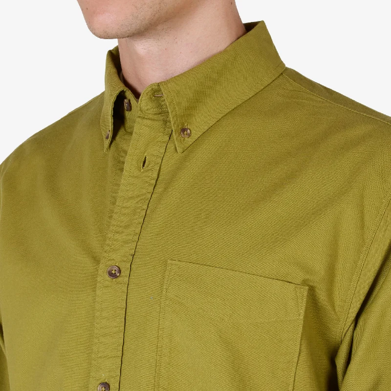 Nike Life Longsleeve Oxford Button Down Shirt Pacific Moss