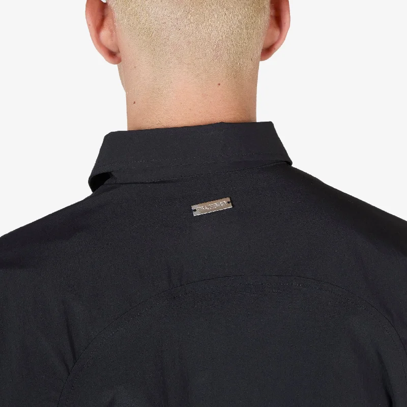 Nylon Long Sleeve Shirt Black