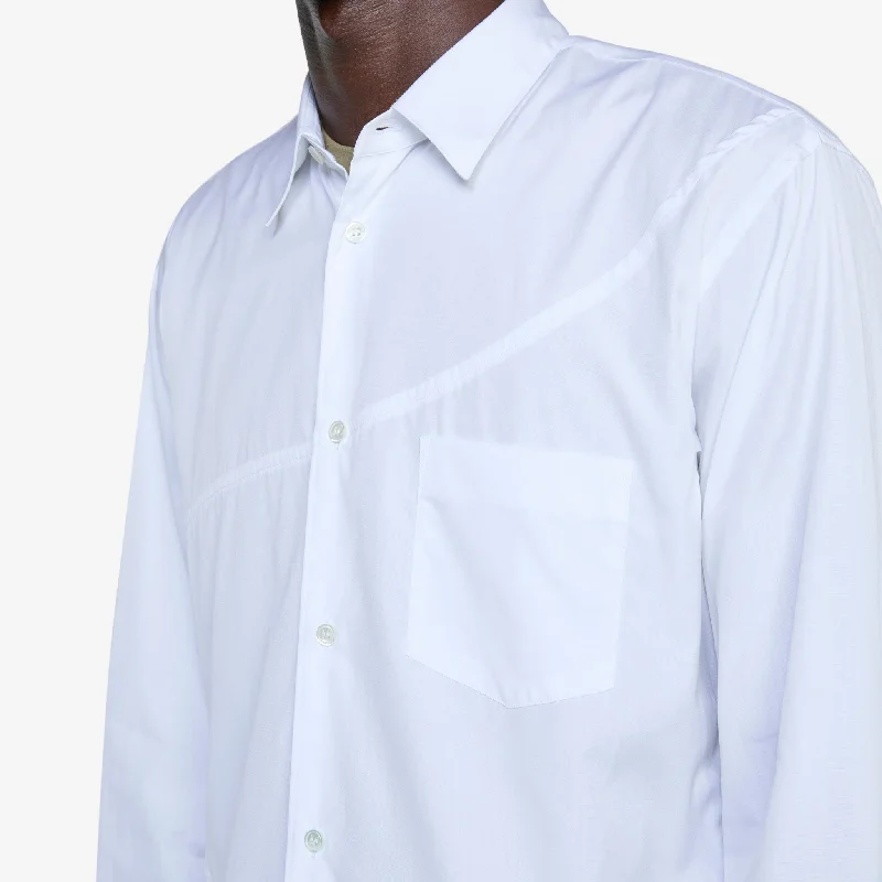 Panelled Shirt White