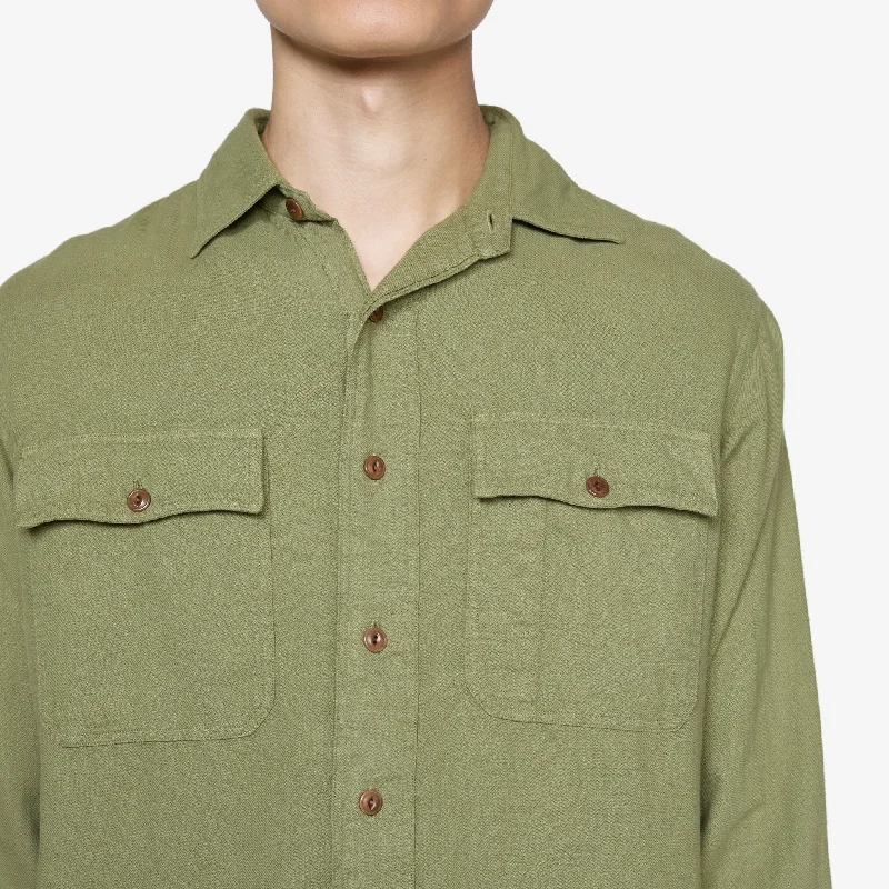 Sahara Longsleeve Sport Shirt Sage Olive