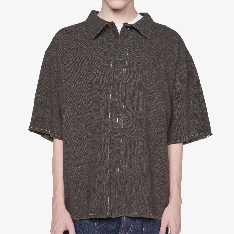 Tack Shirt Speckled Brown