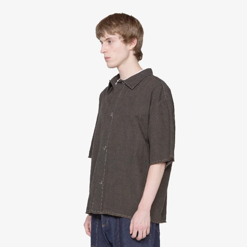 Tack Shirt Speckled Brown