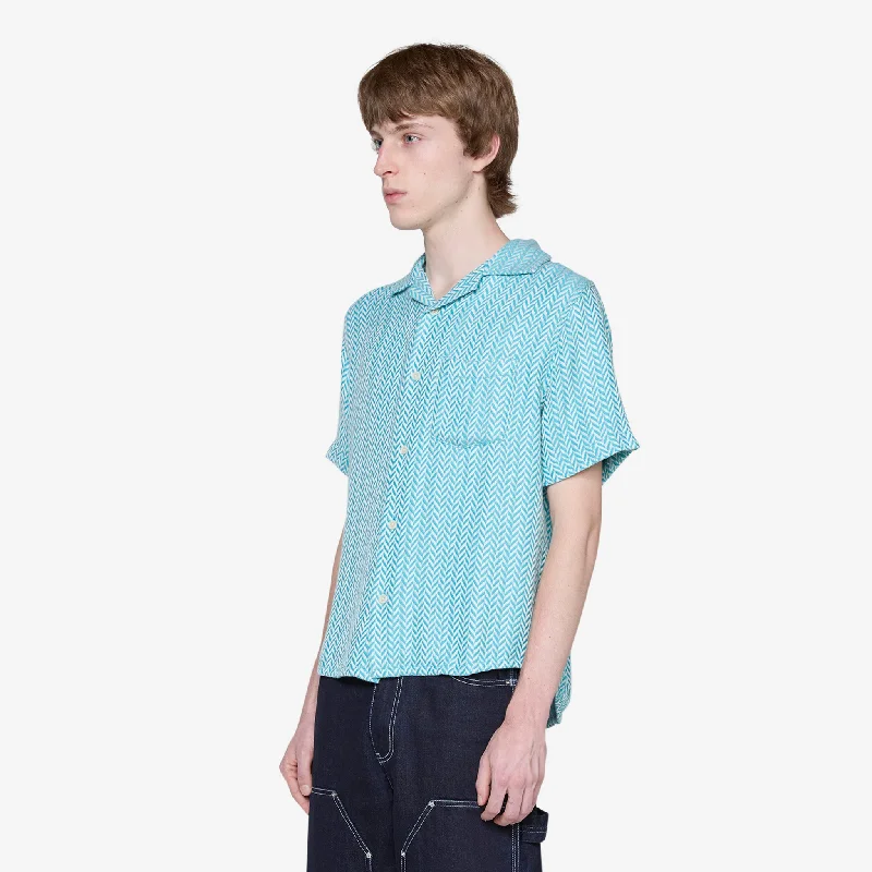 Vision Camp Short Sleeve Shirt Blue