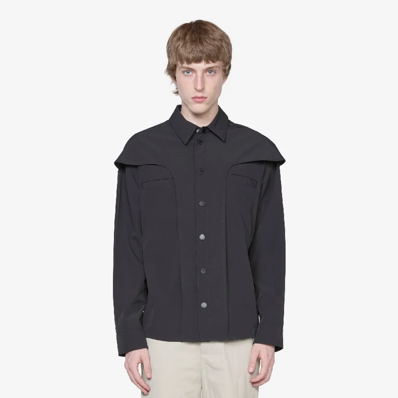 Washed Technical Shirt Black